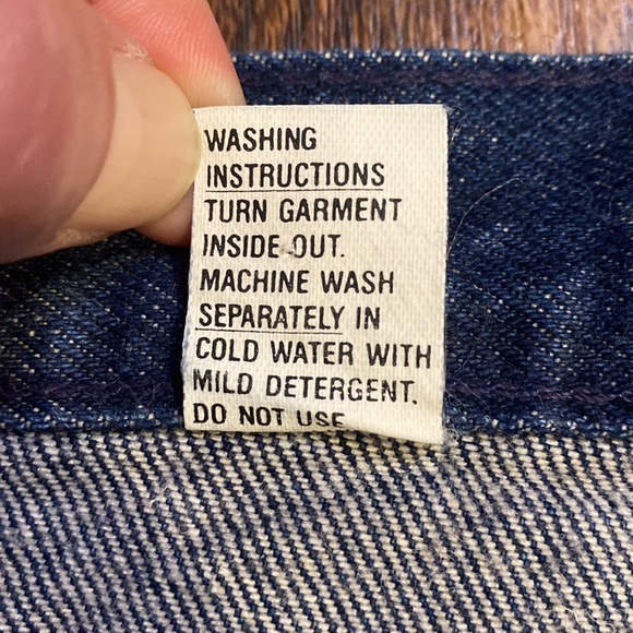 Vintage Roper High Waisted Dark Wash 100% Cotton Western Jeans-Sz 11-Inseam 37 - Picture 8 of 14